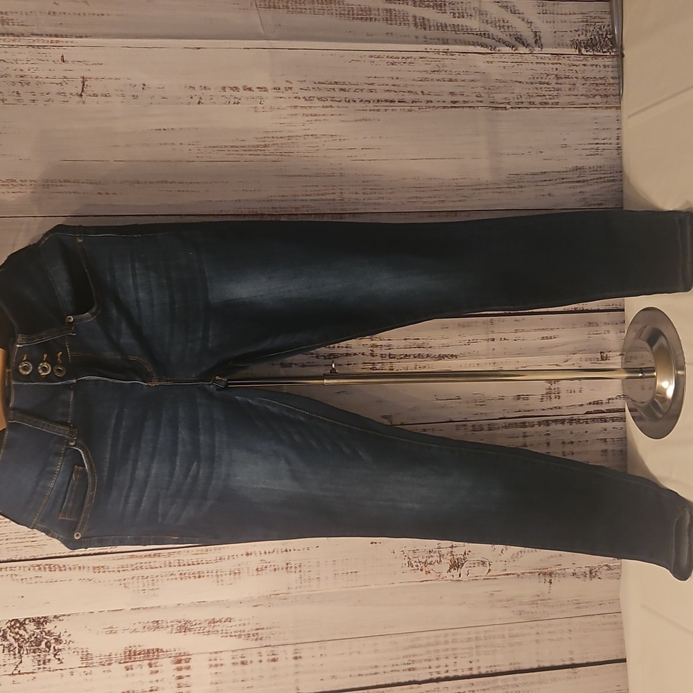 S.O.N.G Curvy High Rise Skinny Ankle Jeans